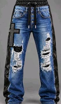 Damen Hose Sweat mit Jeans Kreuz Länge 105 – bis Gr. 44 – Damenmode Live Shopping